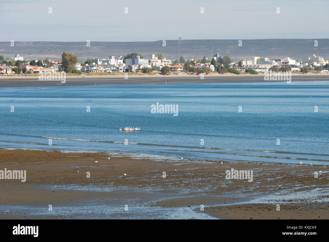 a distant view of Puerto Madryn, Argentina Stock Photo