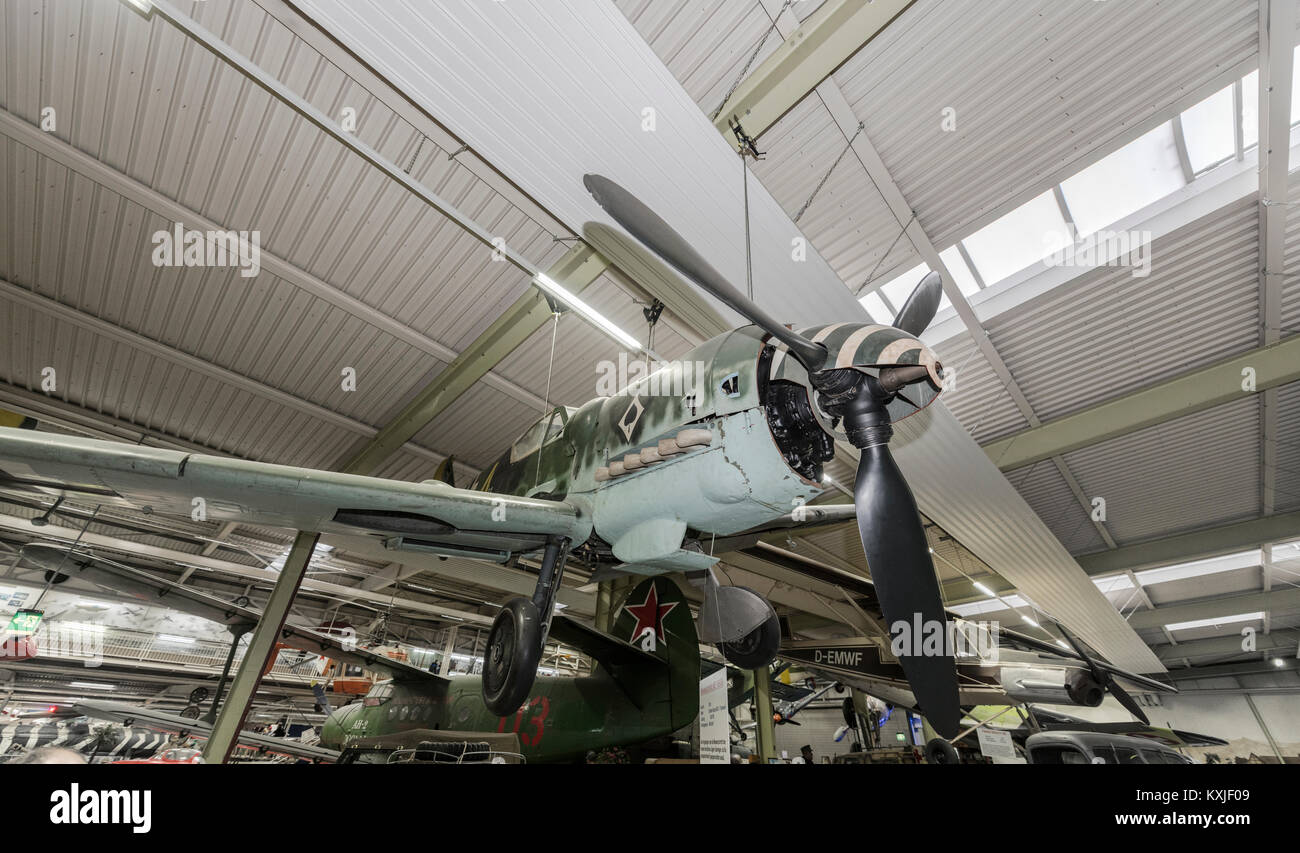 Planes , Tanks and combat vehicles from the Sinsheim Museum Germany. Stock Photo