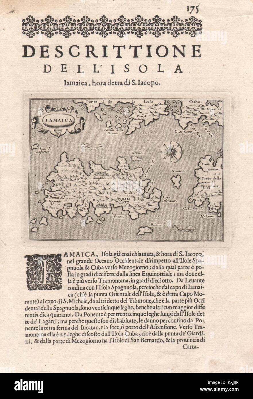 17th century map jamaica hi-res stock photography and images - Alamy