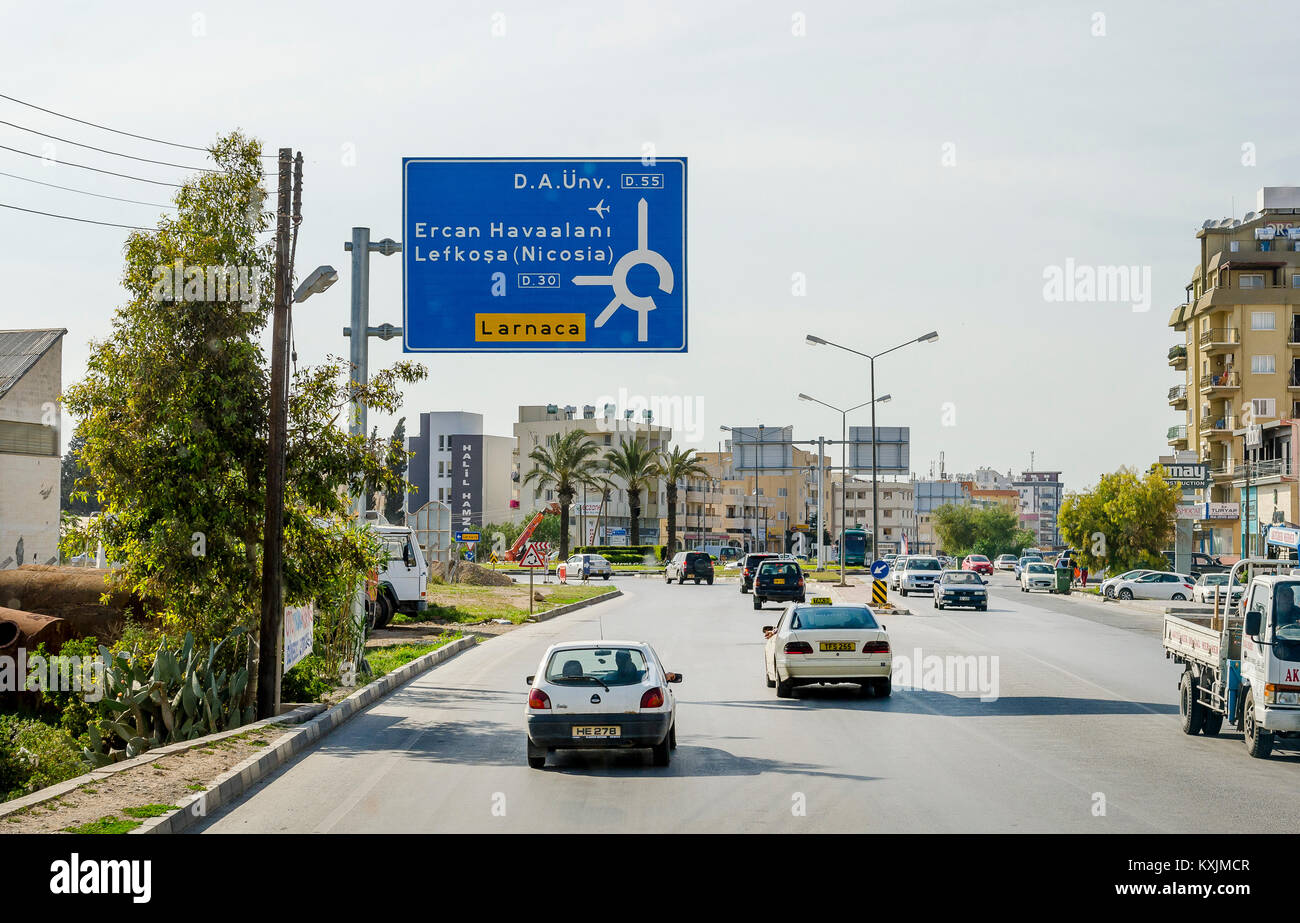 Cyprus road signs hires stock photography and images Alamy
