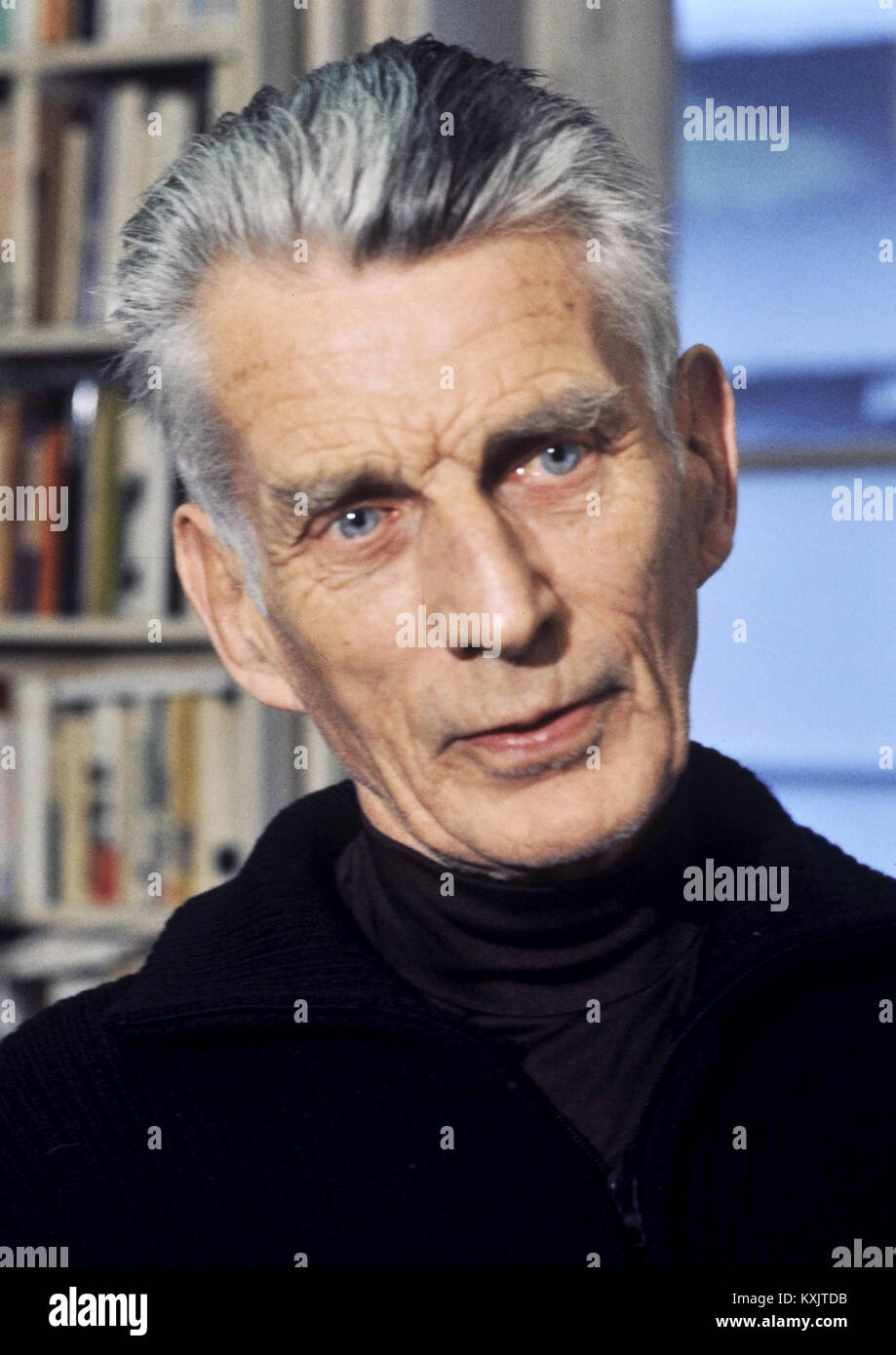 Samuel Beckett, Samuel Barclay Beckett, Irish novelist, playwright and poet Stock Photo