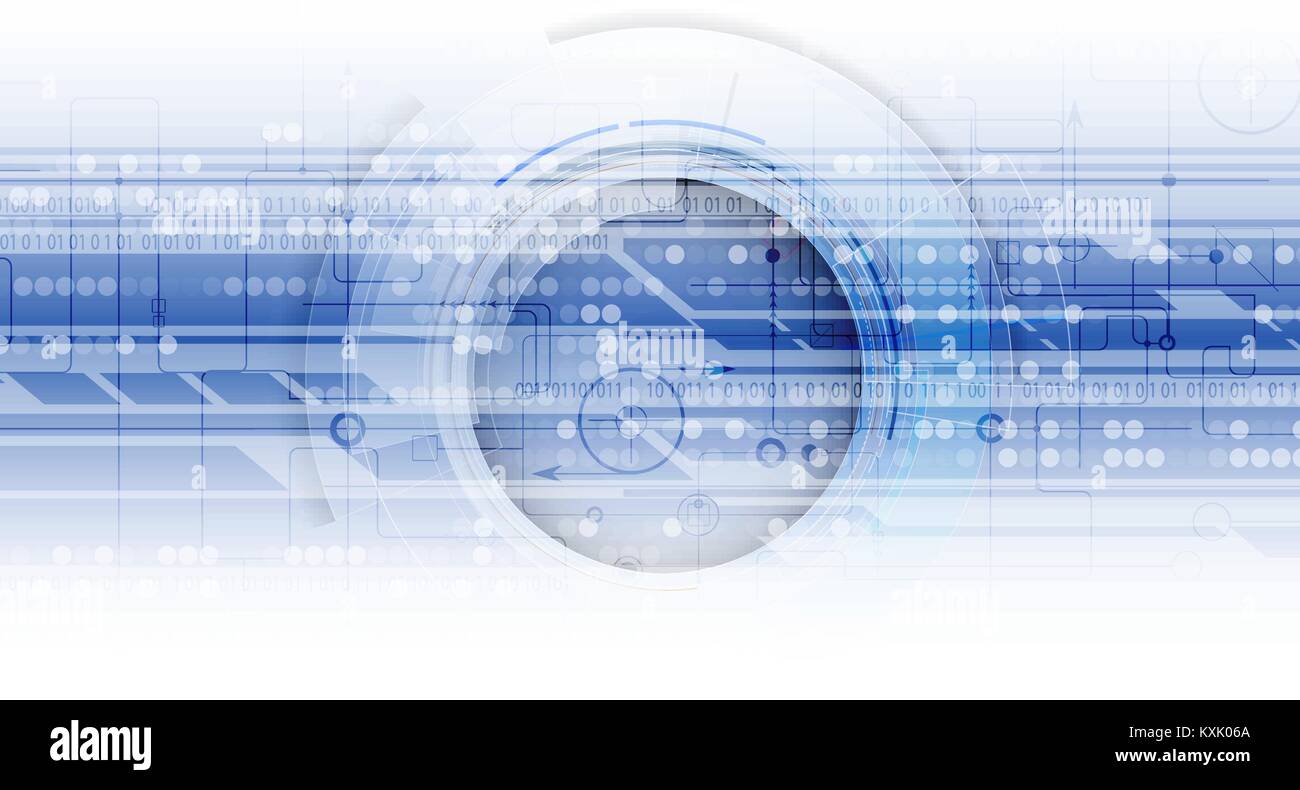 Digital technology world. Business virtual concept Stock Vector Image ...