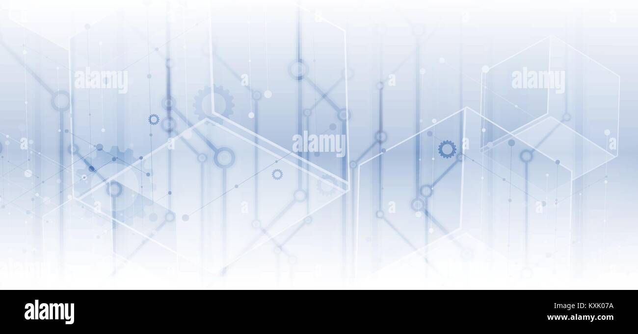 Digital technology concept virtual Stock Vector Images - Alamy