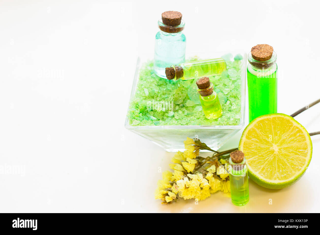 Aromatherapy green concept Stock Photo Alamy
