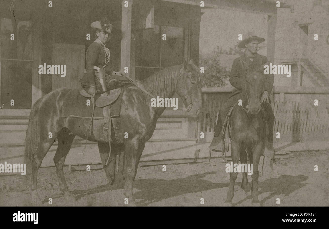 Outlaw And Bandit Queen Belle Starr Stock Photo