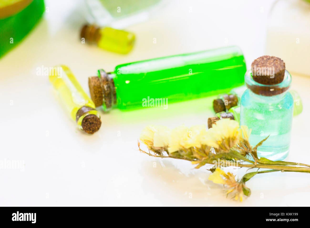 Aromatherapy green concept Stock Photo Alamy