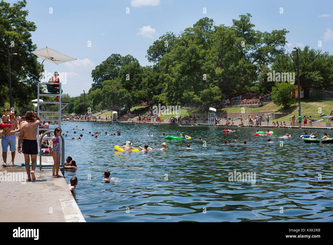 Barton Springs, Austin Texas Stock Photo - Alamy