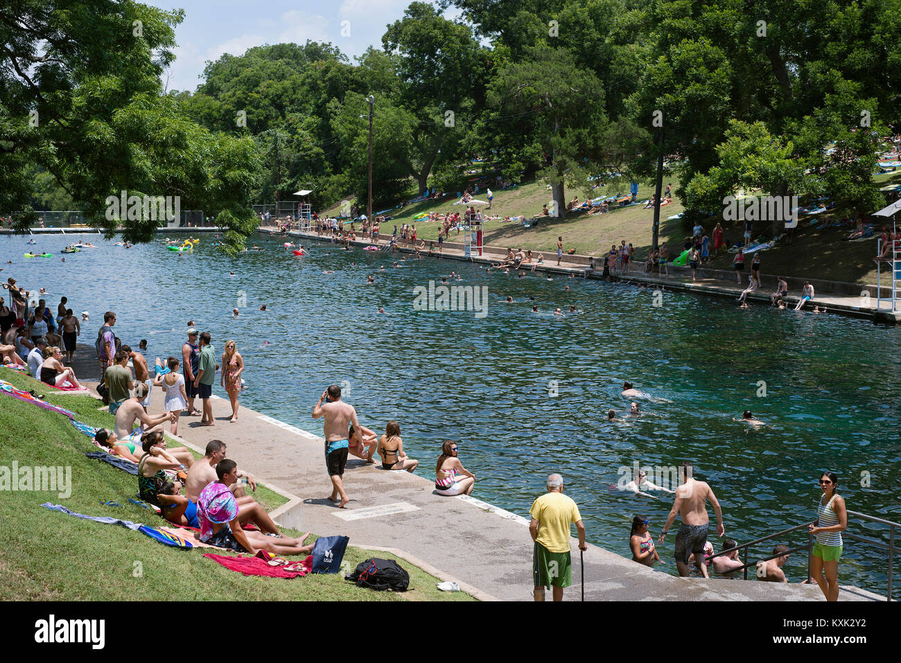 Barton Springs, Austin Texas Stock Photo - Alamy