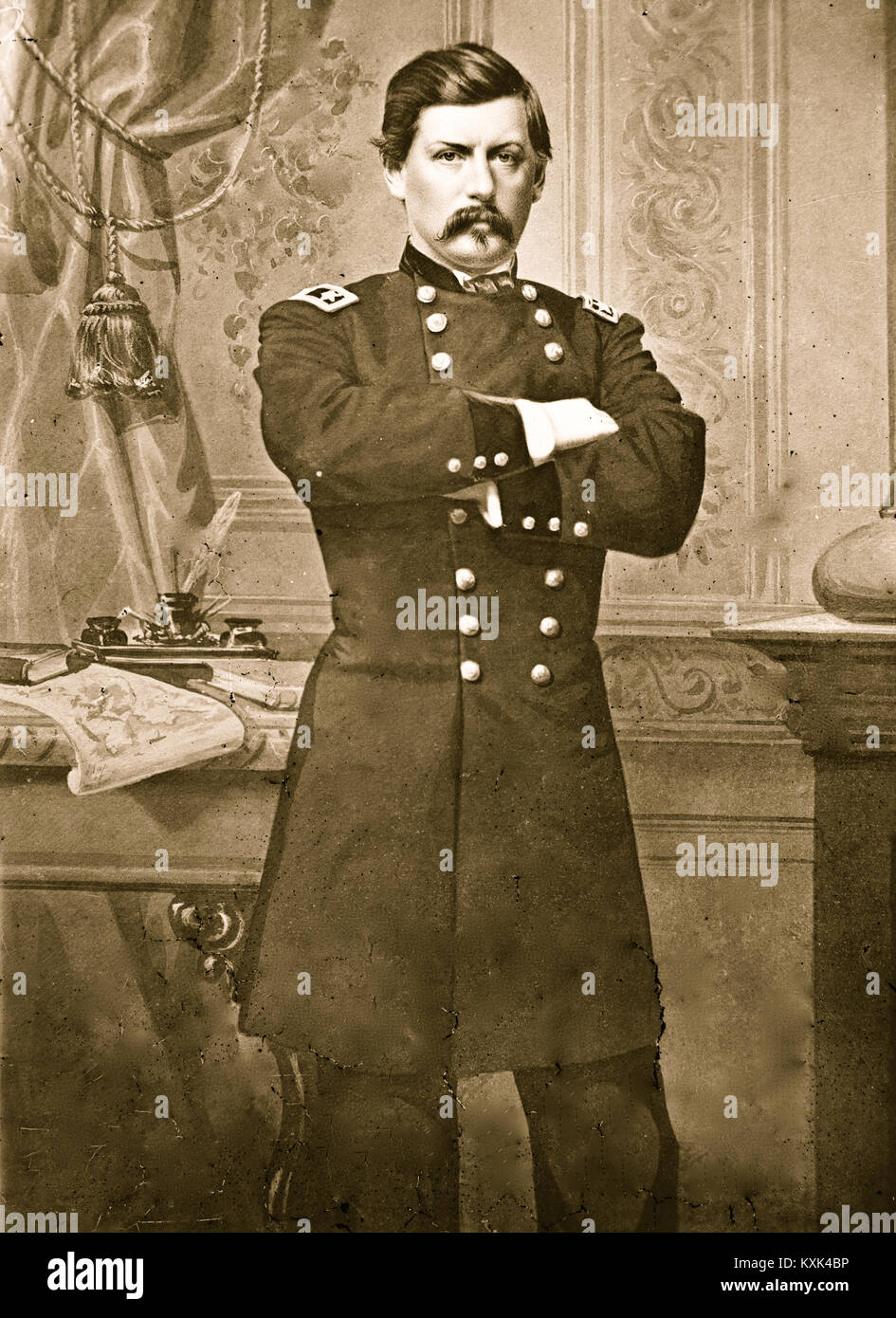 General george b mcclellan stock photo alamy