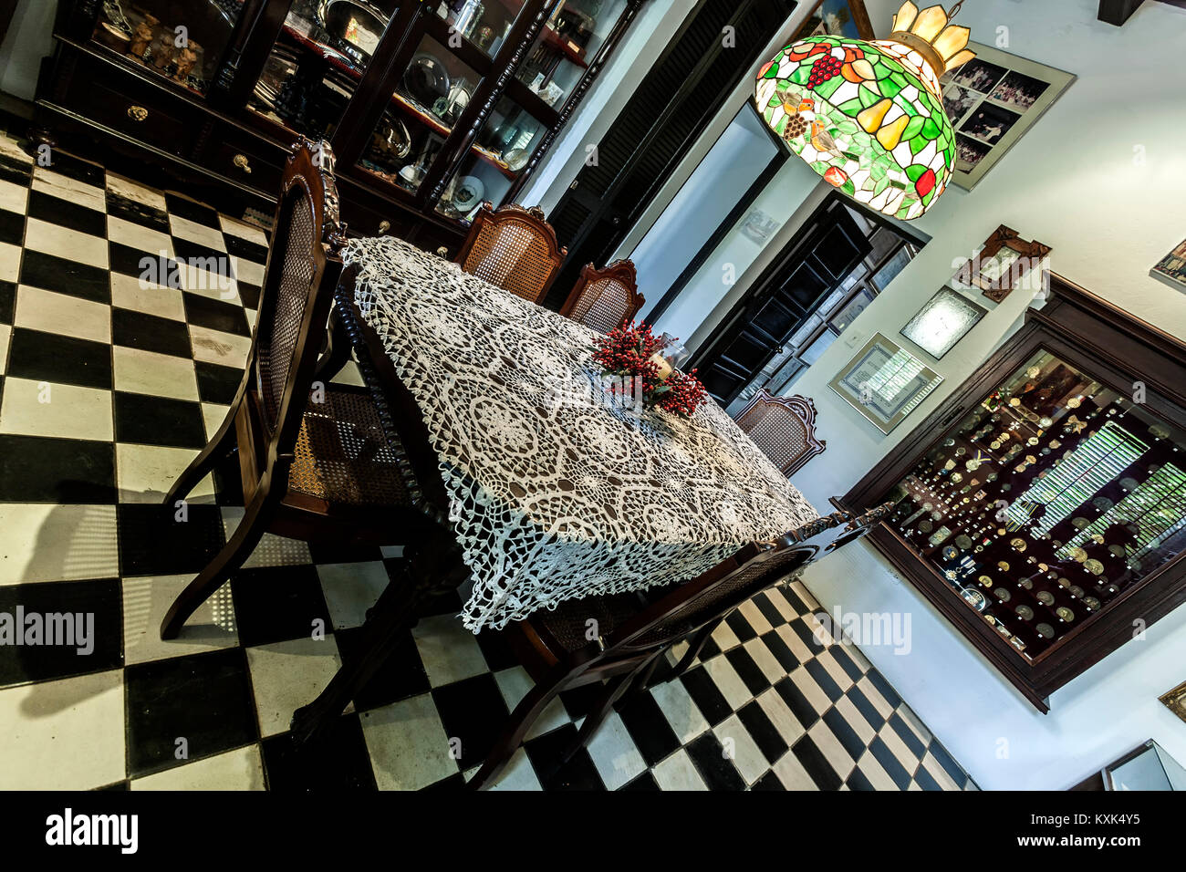 Dining room, Felisa Rincon de Gautier Museum, Old San Juan, Puerto Rico