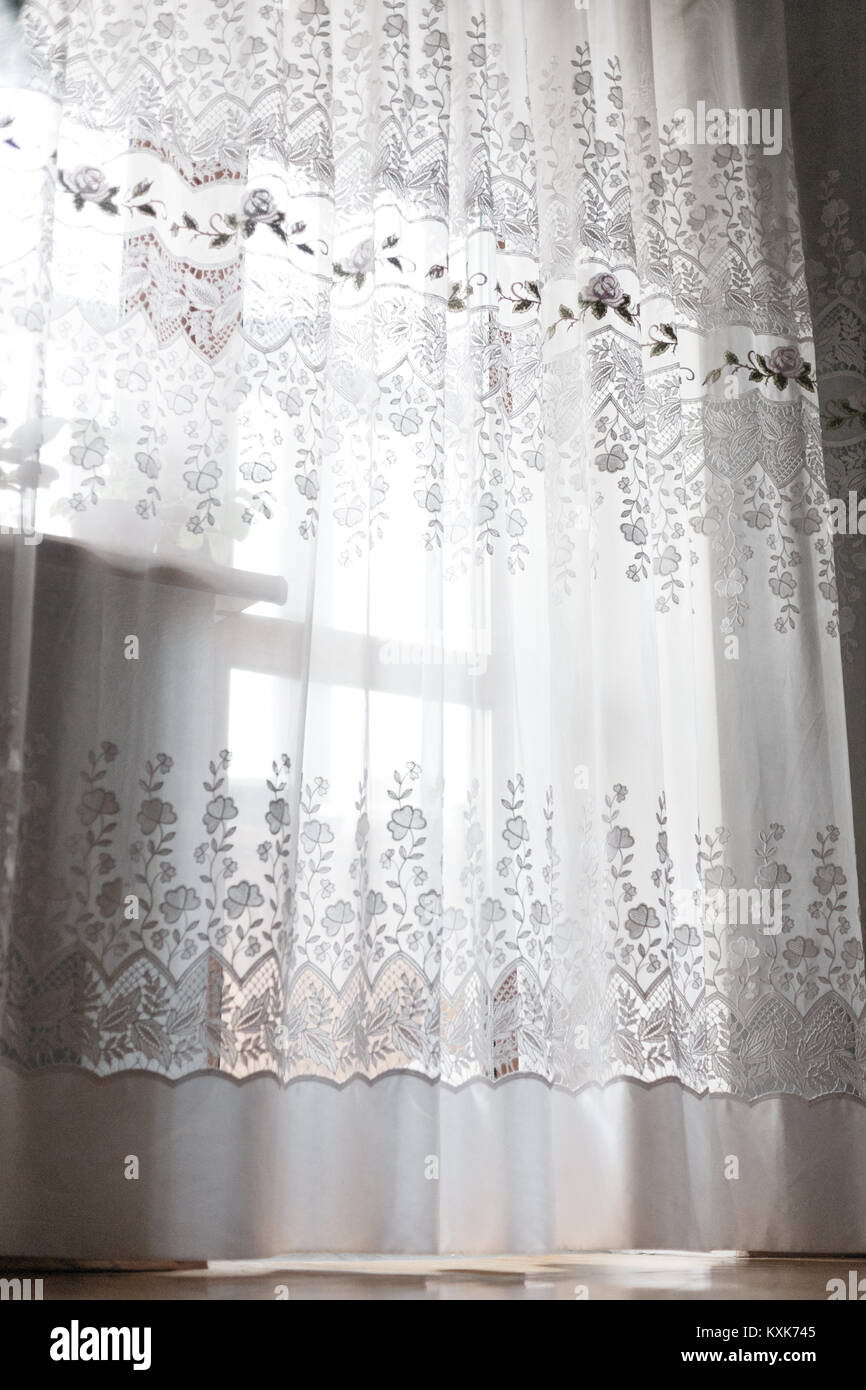 White curtain room background hires stock photography and images Alamy