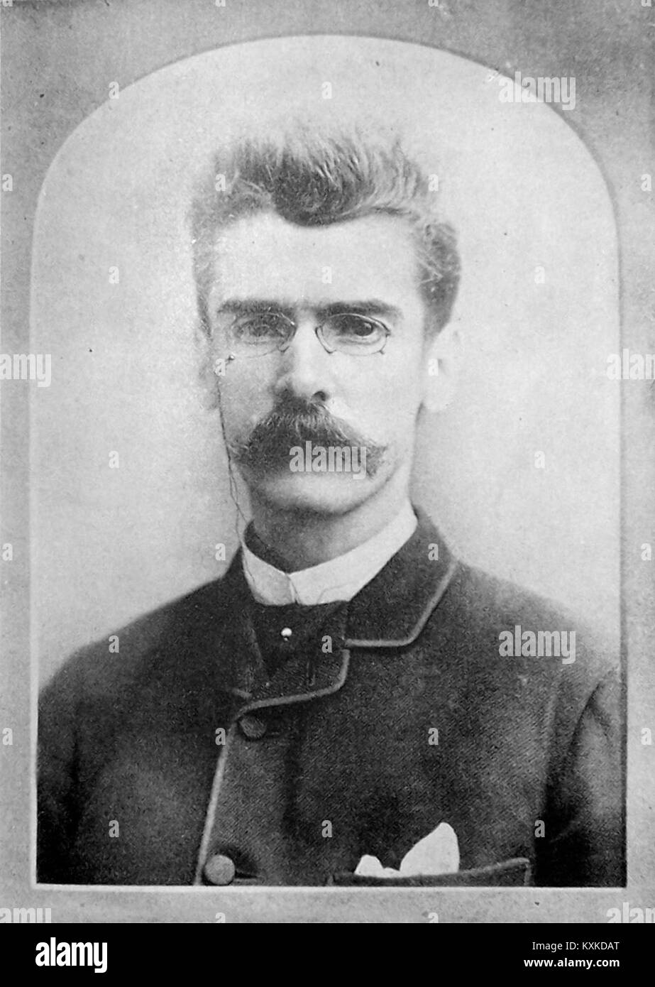 This portrait of Andrew Tuer, a significant figure in the early 20th ...