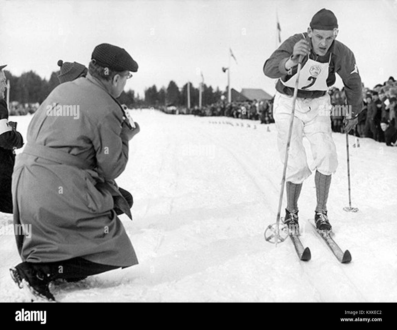 Assar Rönnlund SM 1958 Stock Photo Alamy