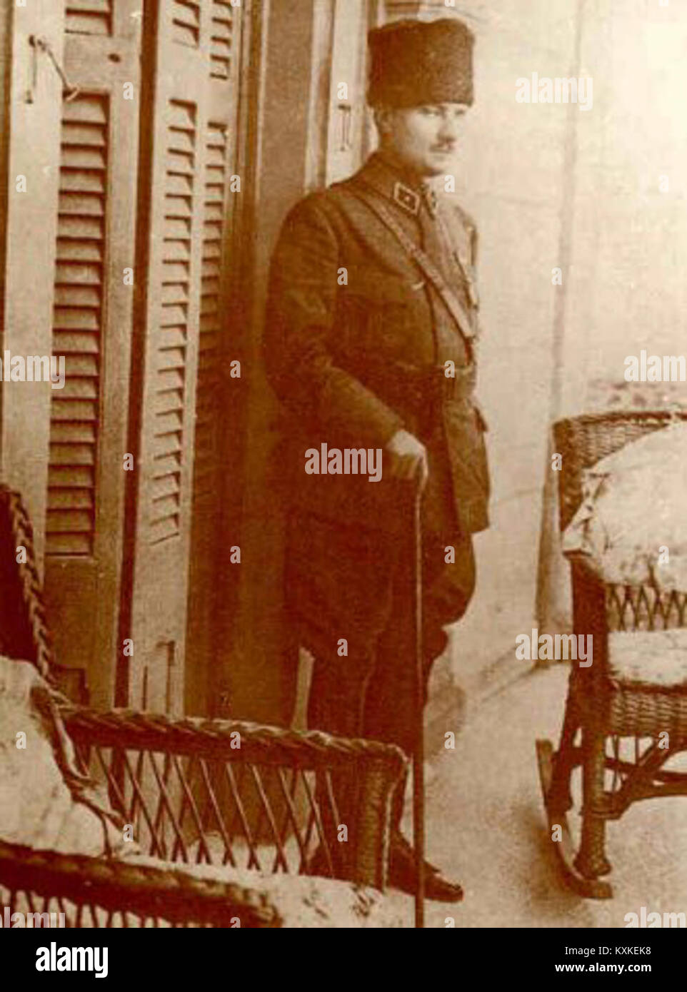 Atatürk in Izmir, 1922 Stock Photo