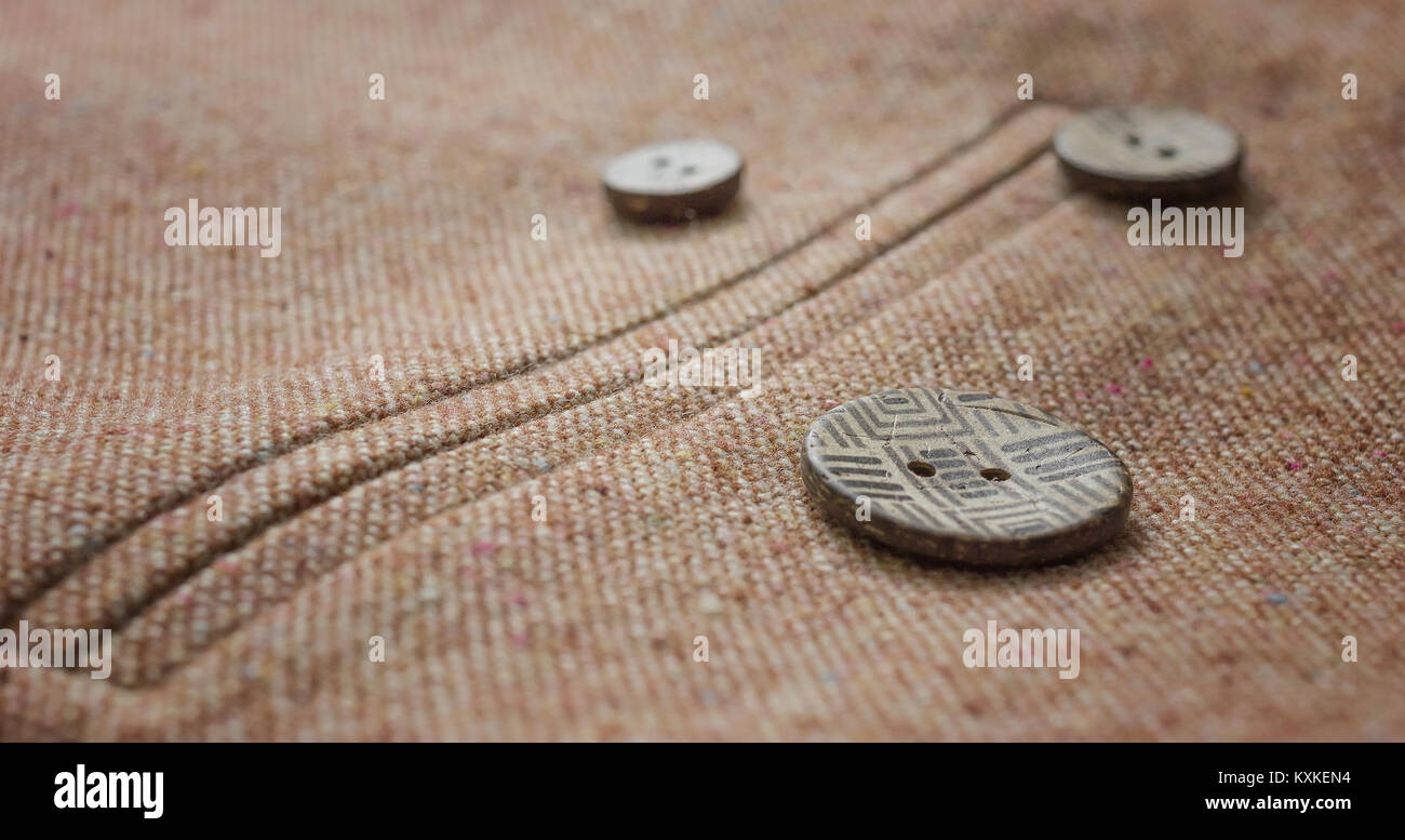 Suit jacket button details Stock Photo - Alamy