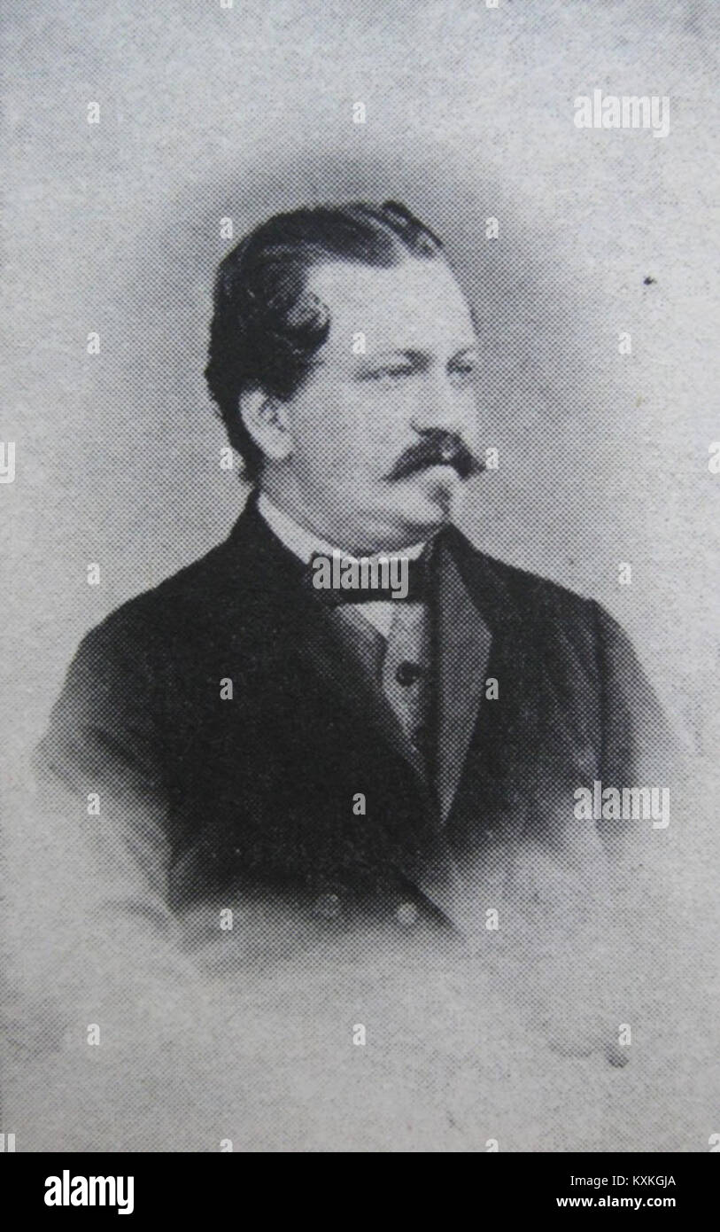 Augustin Fundulus portrait, mayor and businessman of Třebíč Stock Photo