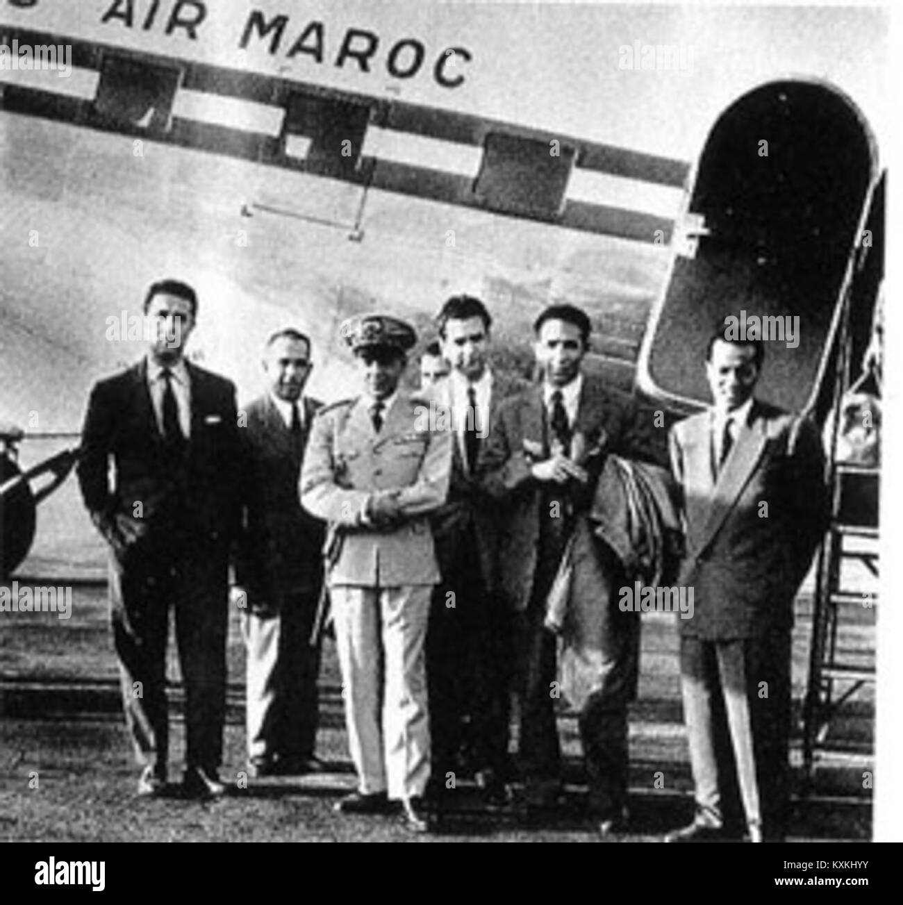 Avion des rebelles algériens (22-10-1956) Stock Photo