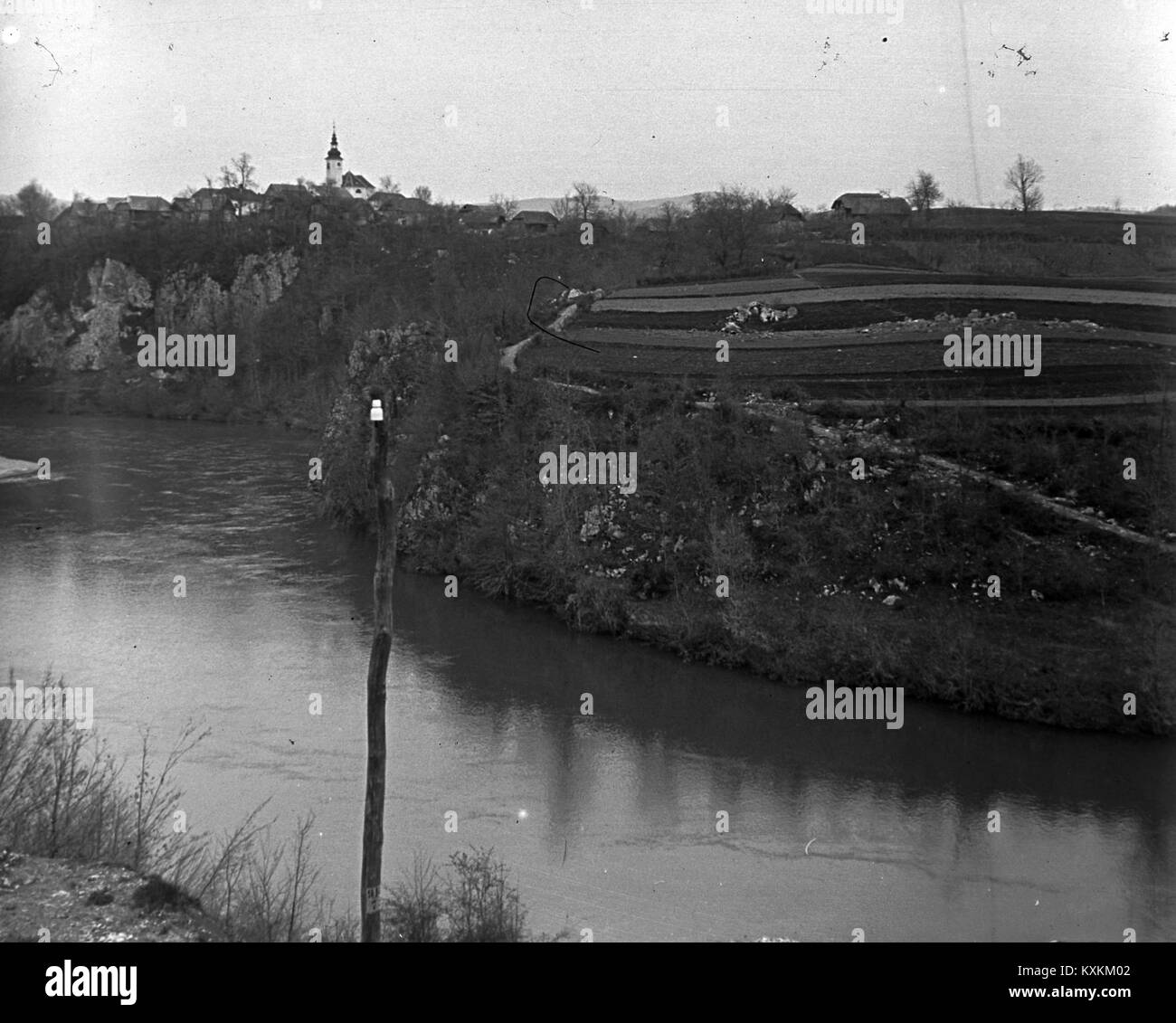 Kula Rivers State Photograph along the Kulpa River, showing the riverbank, surrounding ...