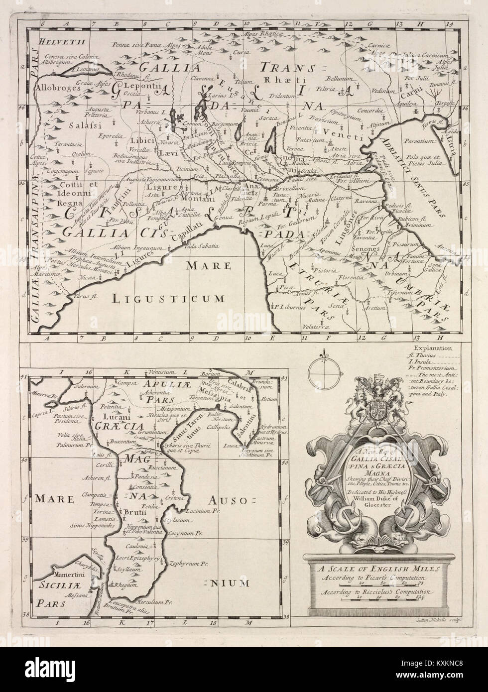 16th century map of italy hi-res stock photography and 16th century map of italy hi-res stock photography and