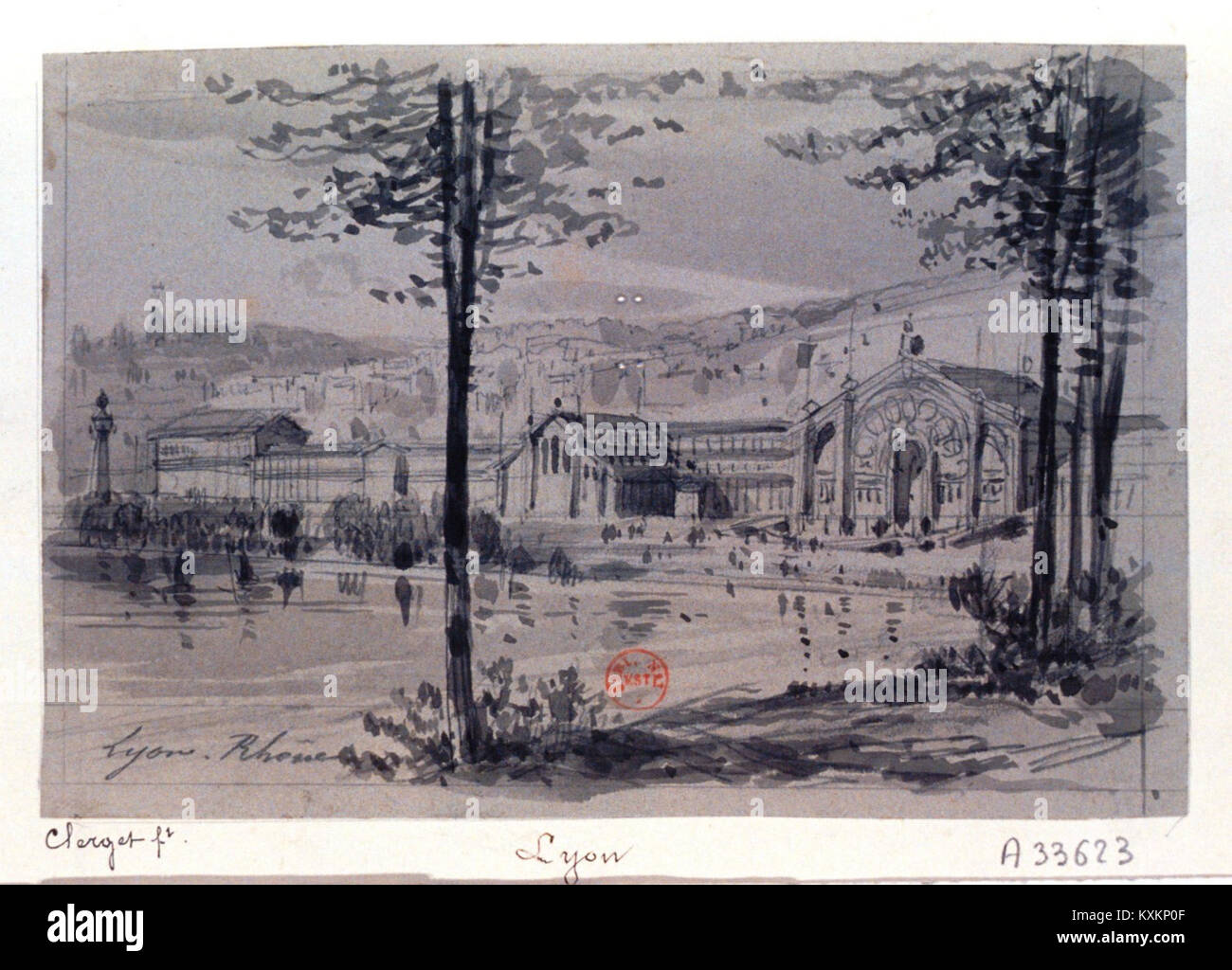 The building of the Exposition Universelle in 1872 was a temporary ...