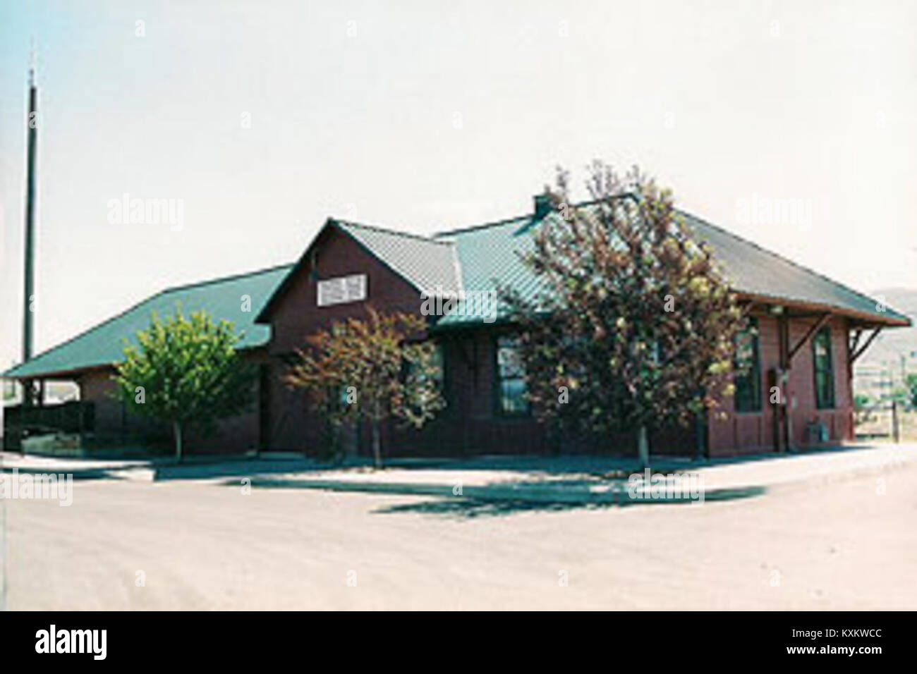 Baker City Depot, street side Stock Photo Alamy