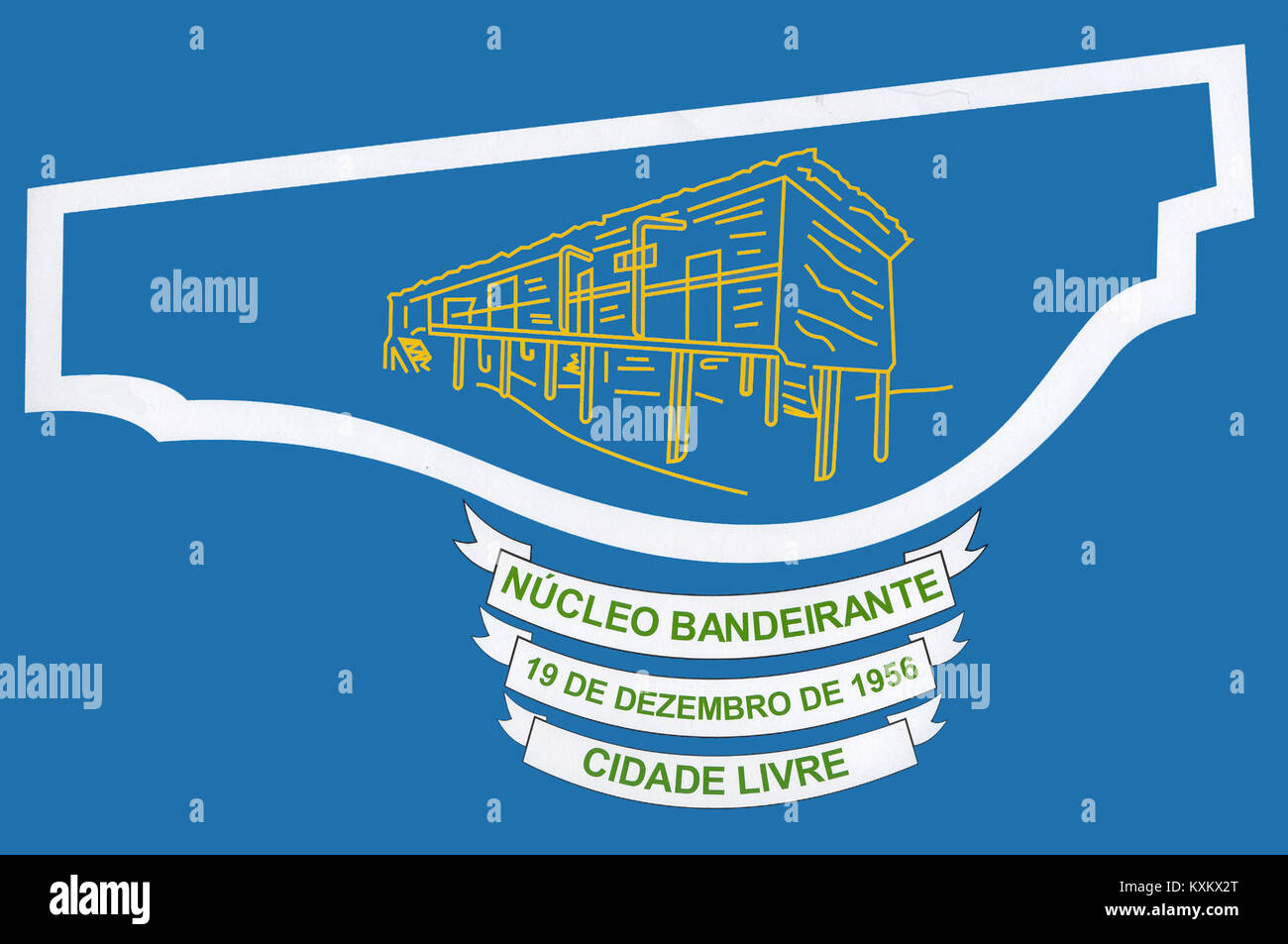 Bandeira de Núcleo Bandeirante Stock Photo Alamy