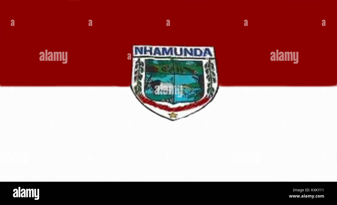 Bandeira de Nhamundá. Stock Photo
