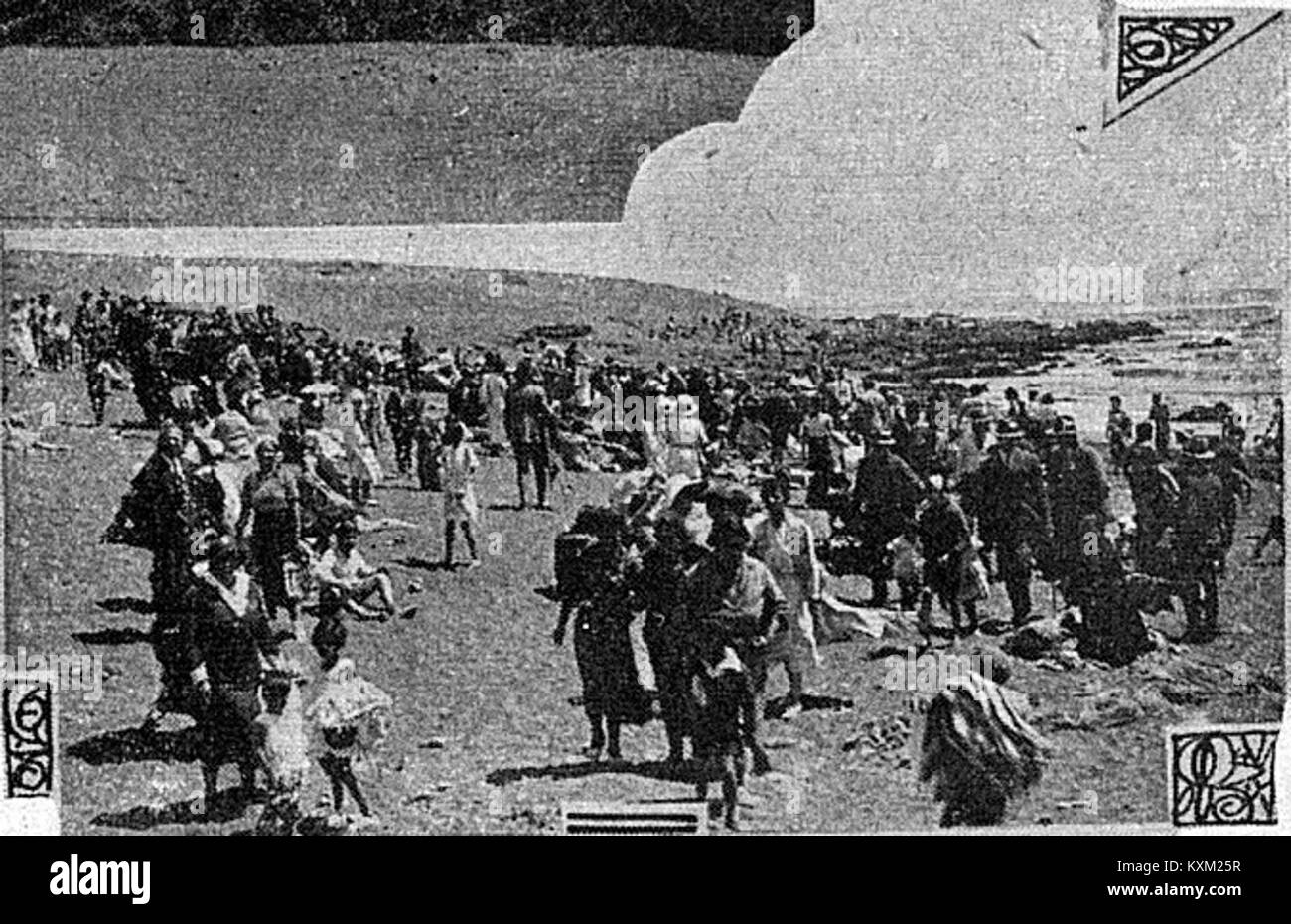 Beach of Pichilemu, 1935 Stock Photo Alamy