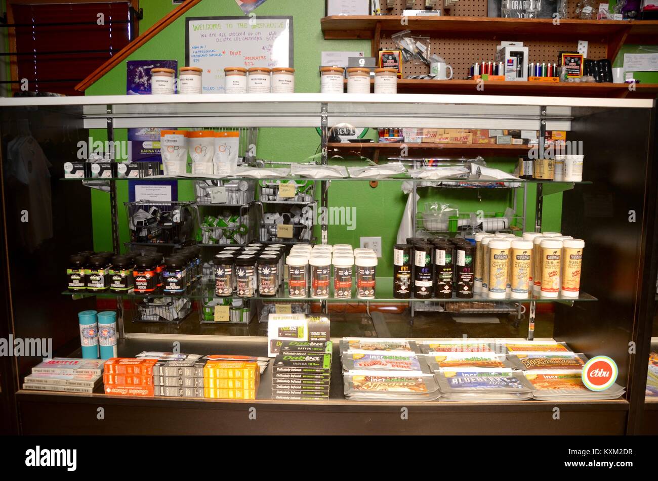 the greenhouse mariijuana dispensary store pagosa springs colorado Stock Photo