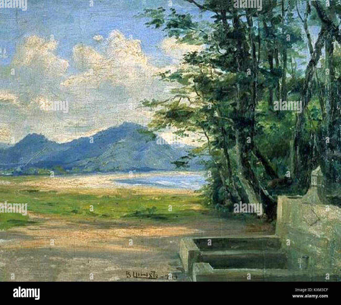 Benedito Calixto s Painting Vista Da Praia De S o Vicente View Of benedito-calixto-s-painting-vista-da-praia-de-s-o-vicente-view-of