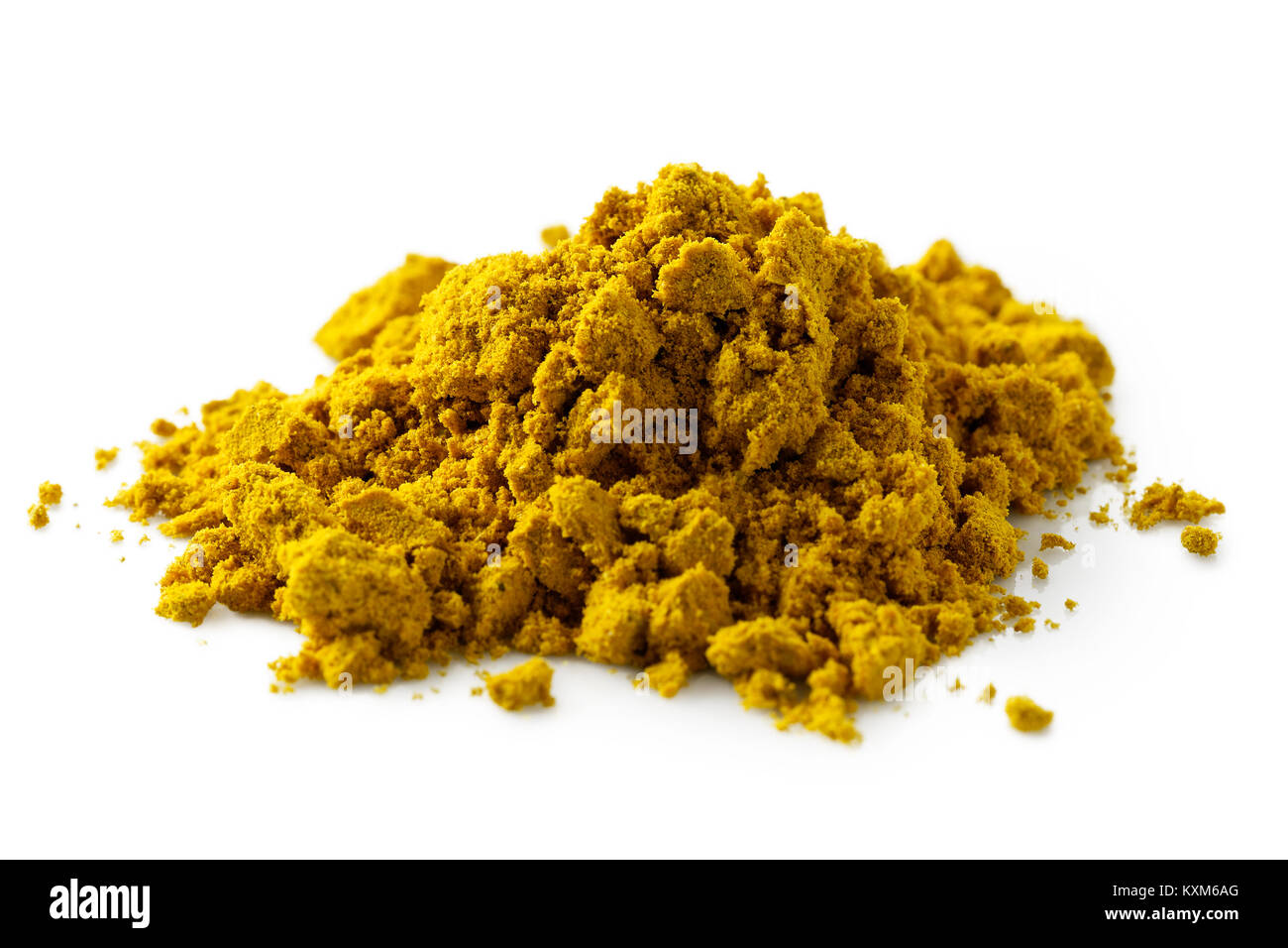 Pile yellow curry seasoning Cut Out Stock Images Pictures Alamy