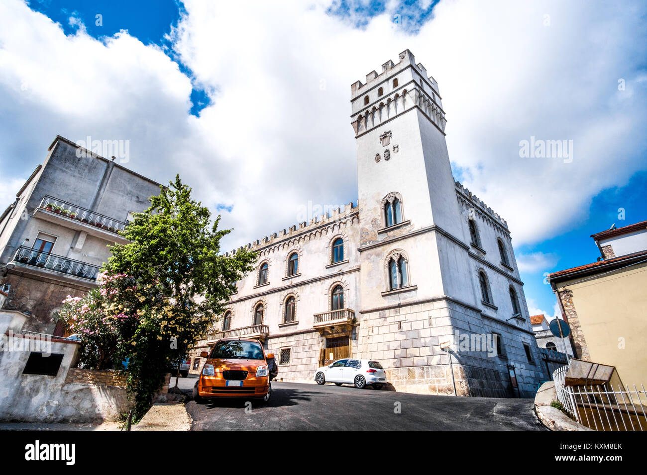 Vico Del Gargano - Apulia - Italy - Palazzo della Bella Stock Photo