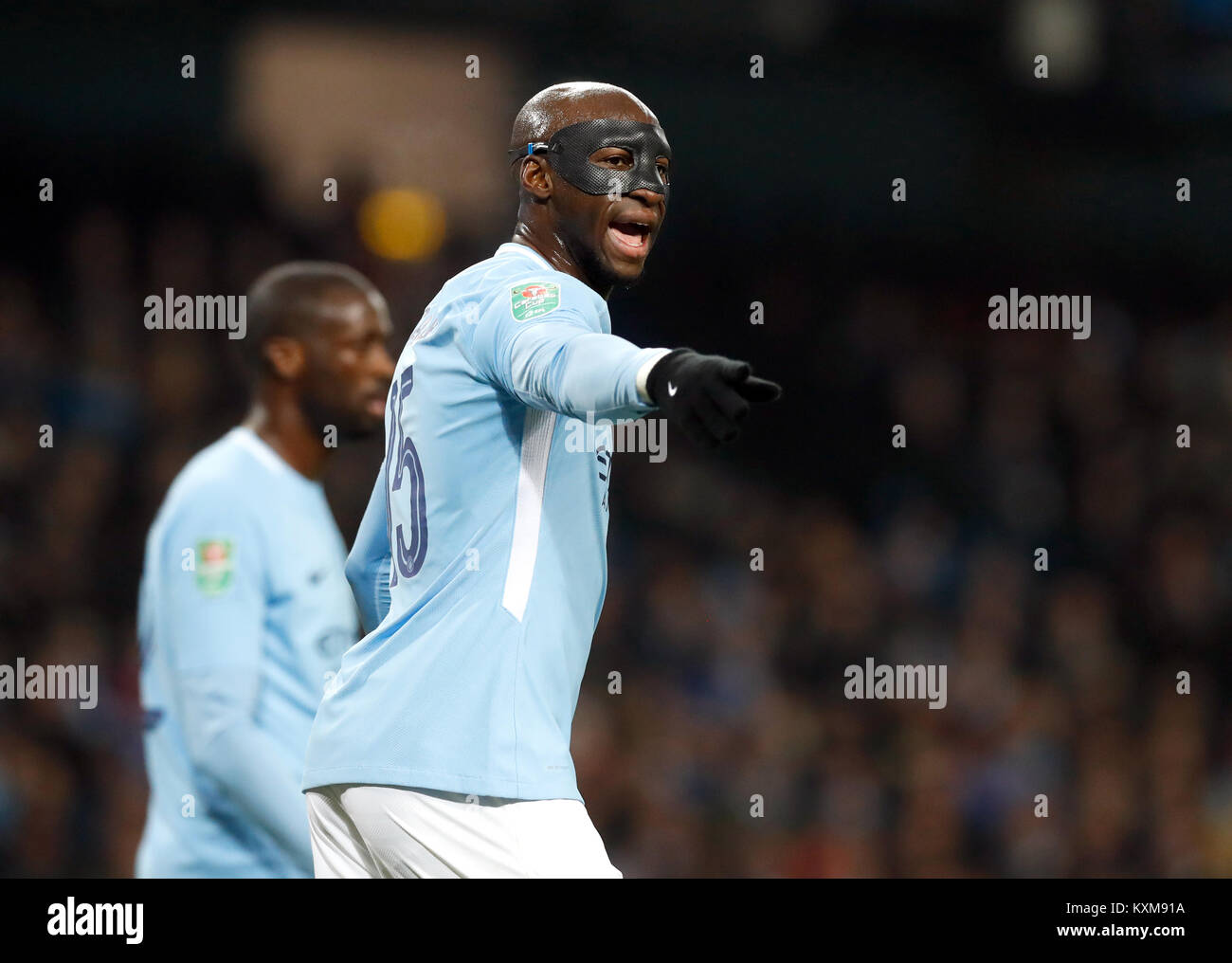 Manchester City's Eliaquim Mangala during the Carabao Cup Semi Final