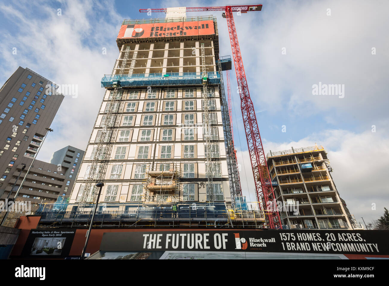 Blackwall reach redevelopment hires stock photography and images Alamy