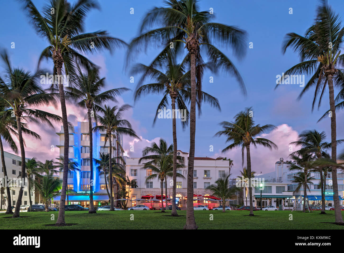 Miami's South Beach Stock Photo Alamy