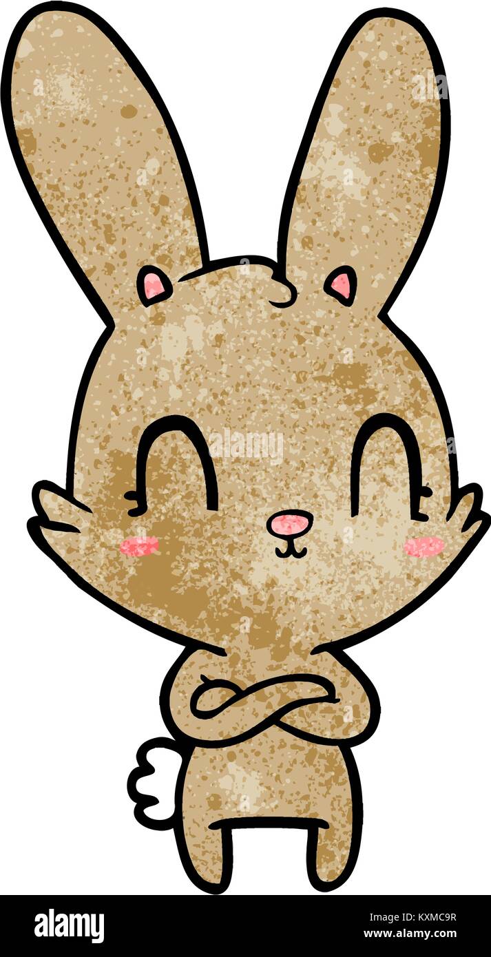 cute cartoon rabbit Stock Vector Image & Art - Alamy