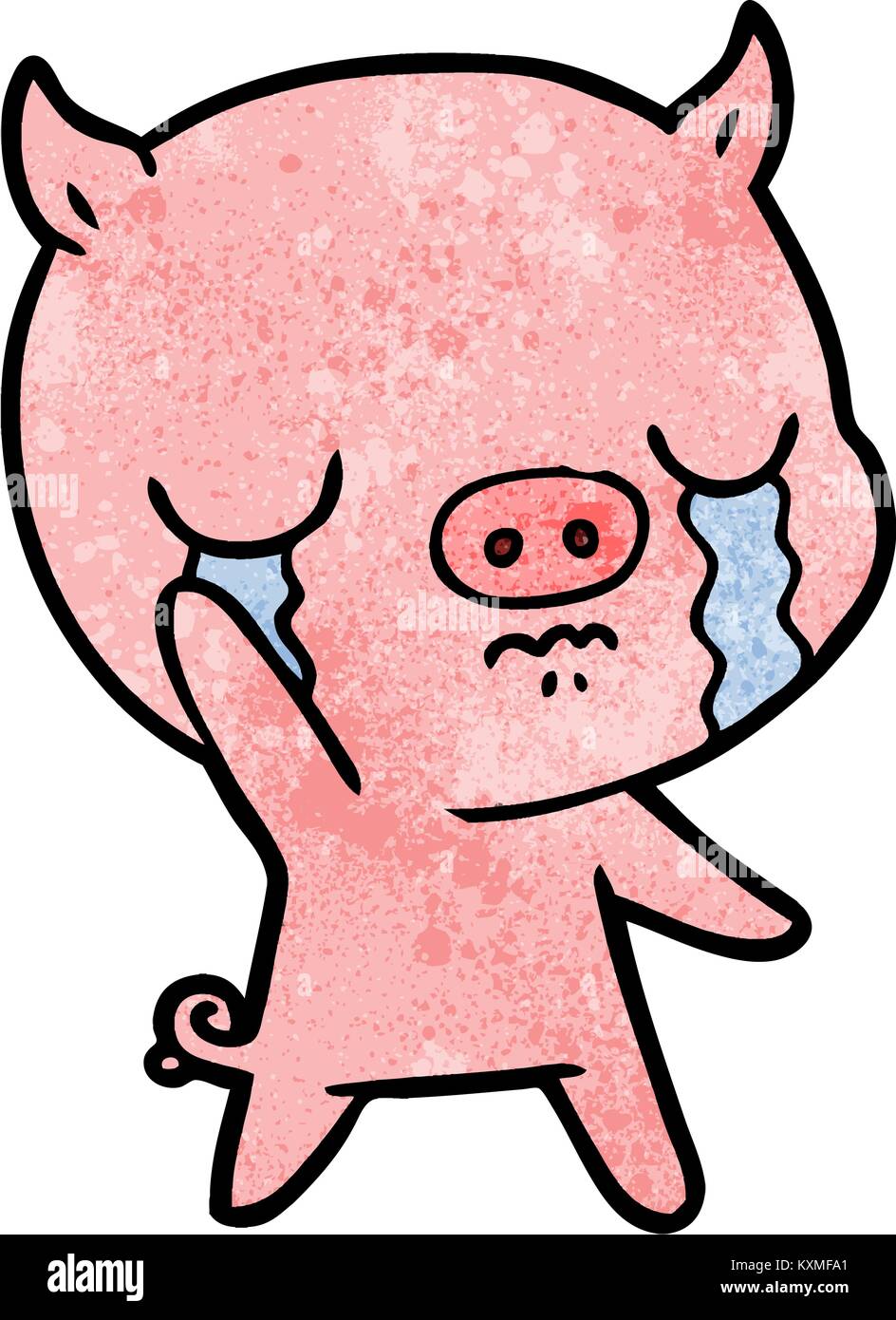 cartoon pig crying waving goodbye Stock Vector Image & Art - Alamy cartoon pig crying waving goodbye Stock Vector Image & Art - Alamy