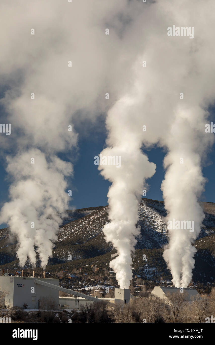 Gypsum, Colorado American Gypsum's gypsum wallboard plant Stock Photo