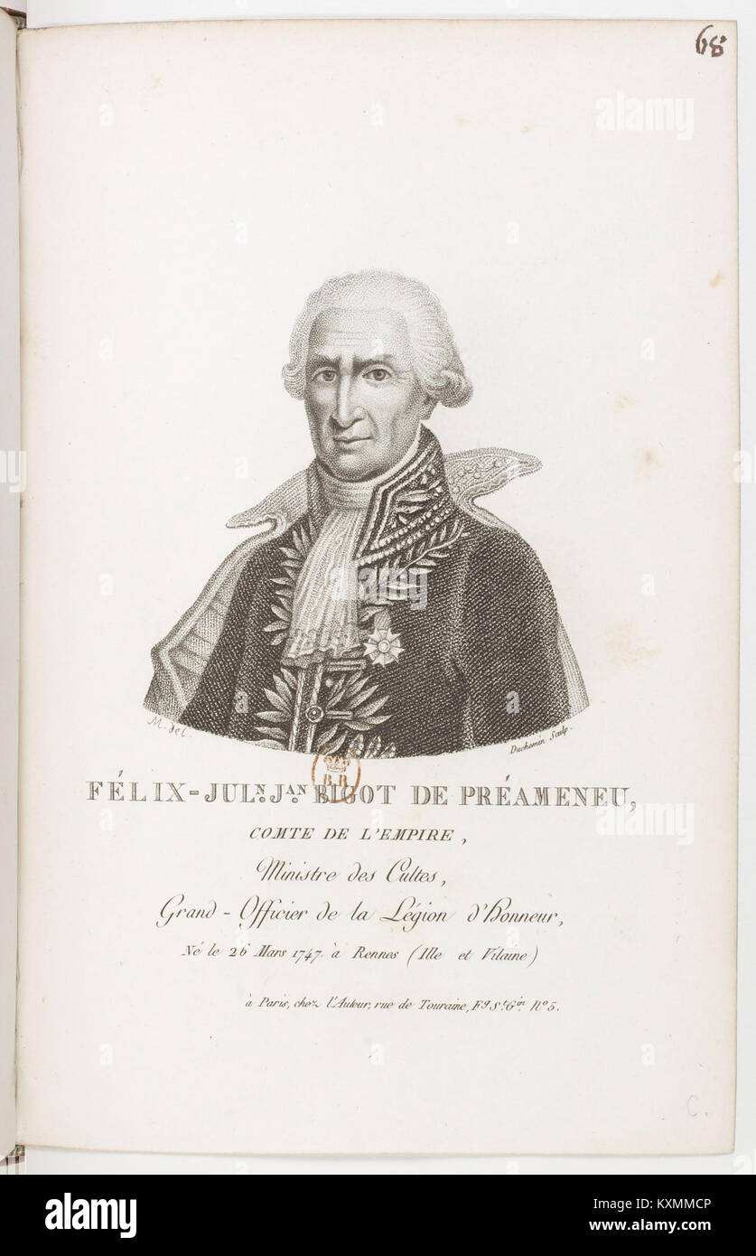 Bigot de Préameneu (1810 Stock Photo Alamy