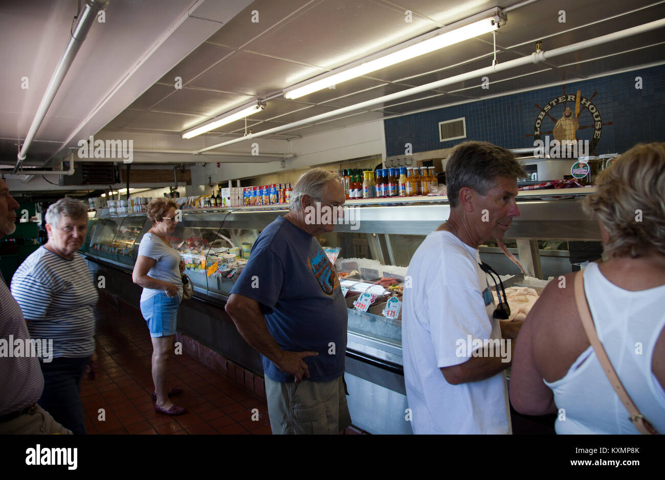 Lobster House Fish Market in Cape May New Jersey USA Stock Photo