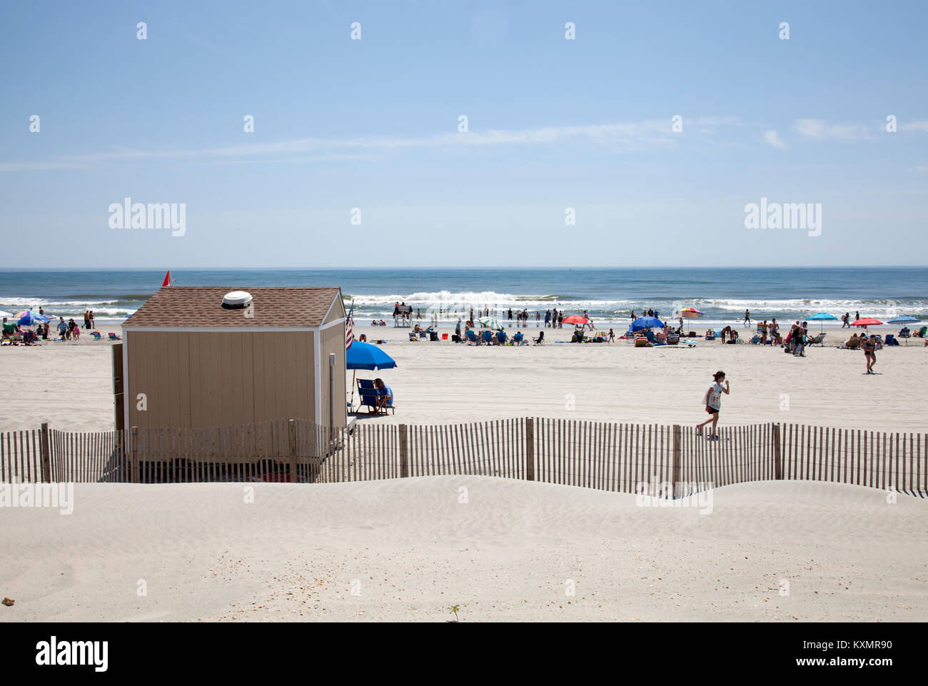 Beach at Stone Harbor in New Jersey USA Stock Photo Alamy