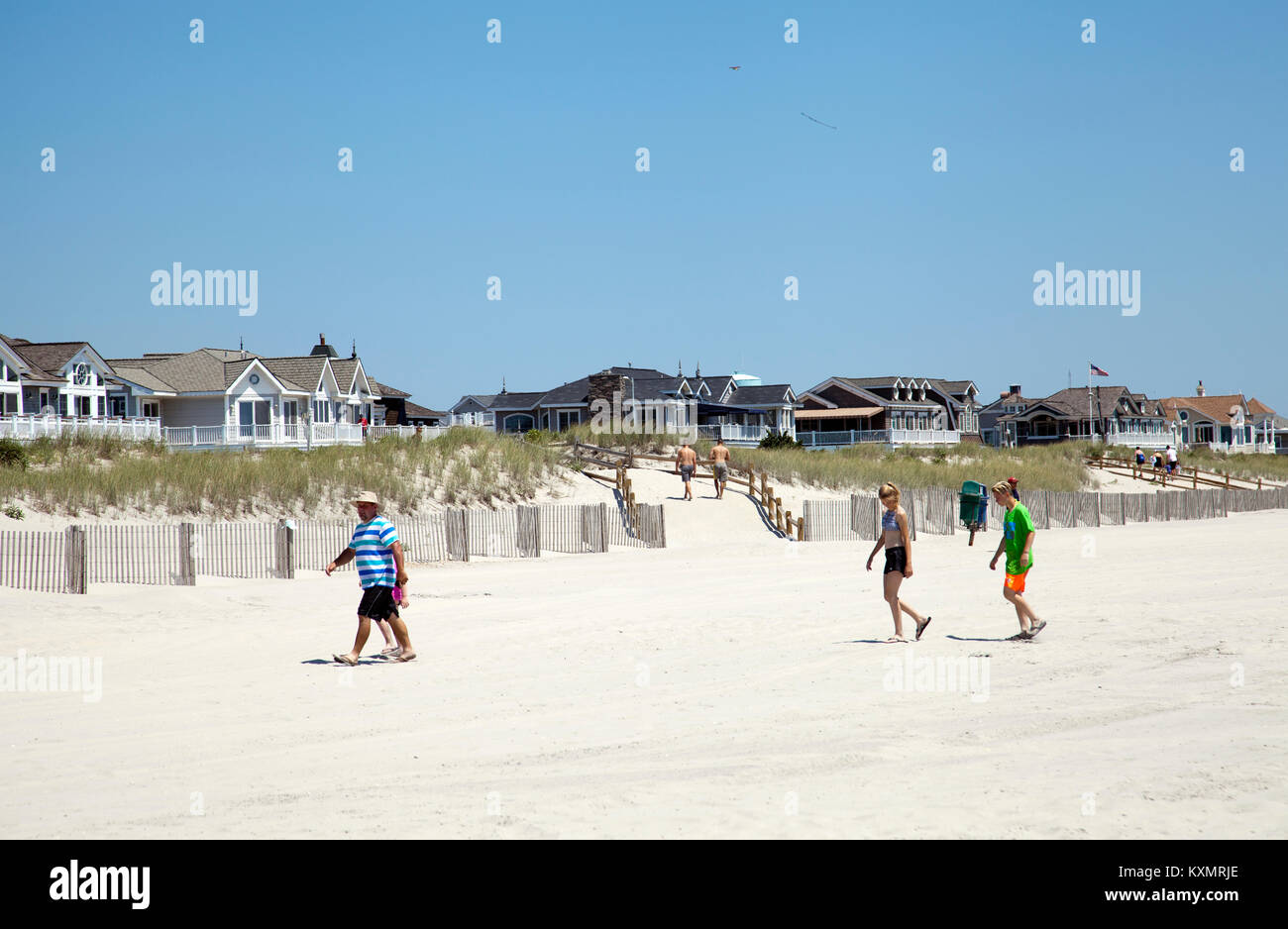 House on Stone Harbor Beach in New Jersey , USA Stock Photo Alamy