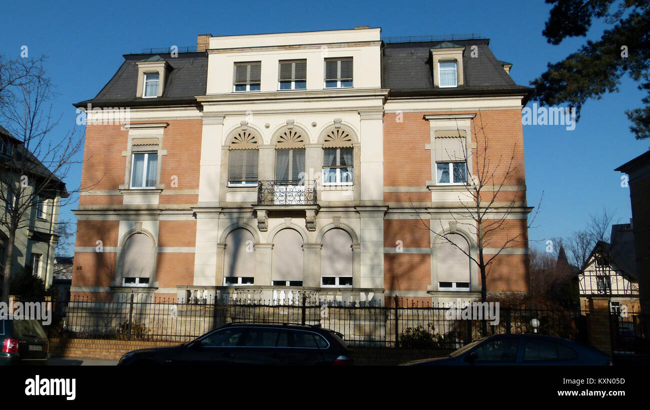 AugustBebelStraße 25 Strehlen 2 Stock Photo