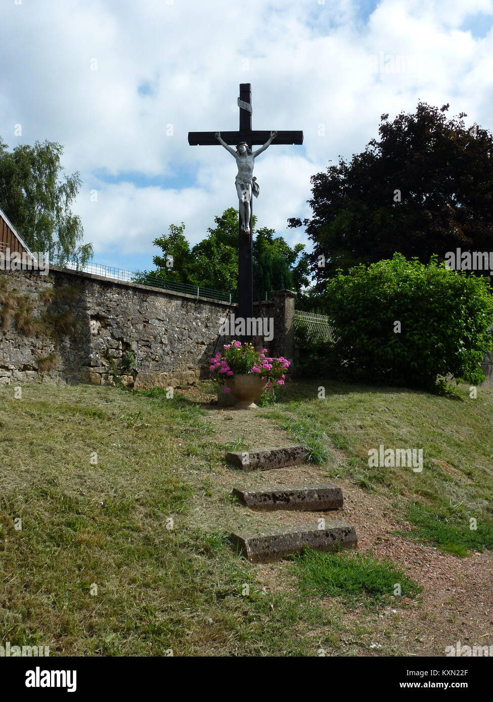 AnyMartinRieux (Aisne) croix à Any Stock Photo Alamy
