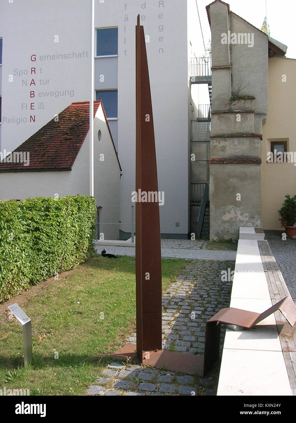 This photograph shows the historic site of Am Graben 11 in Eichstätt ...