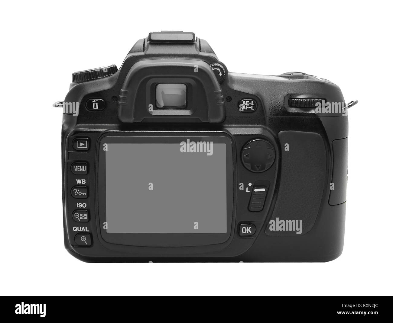 Dslr photo camera display Stock Photo Alamy