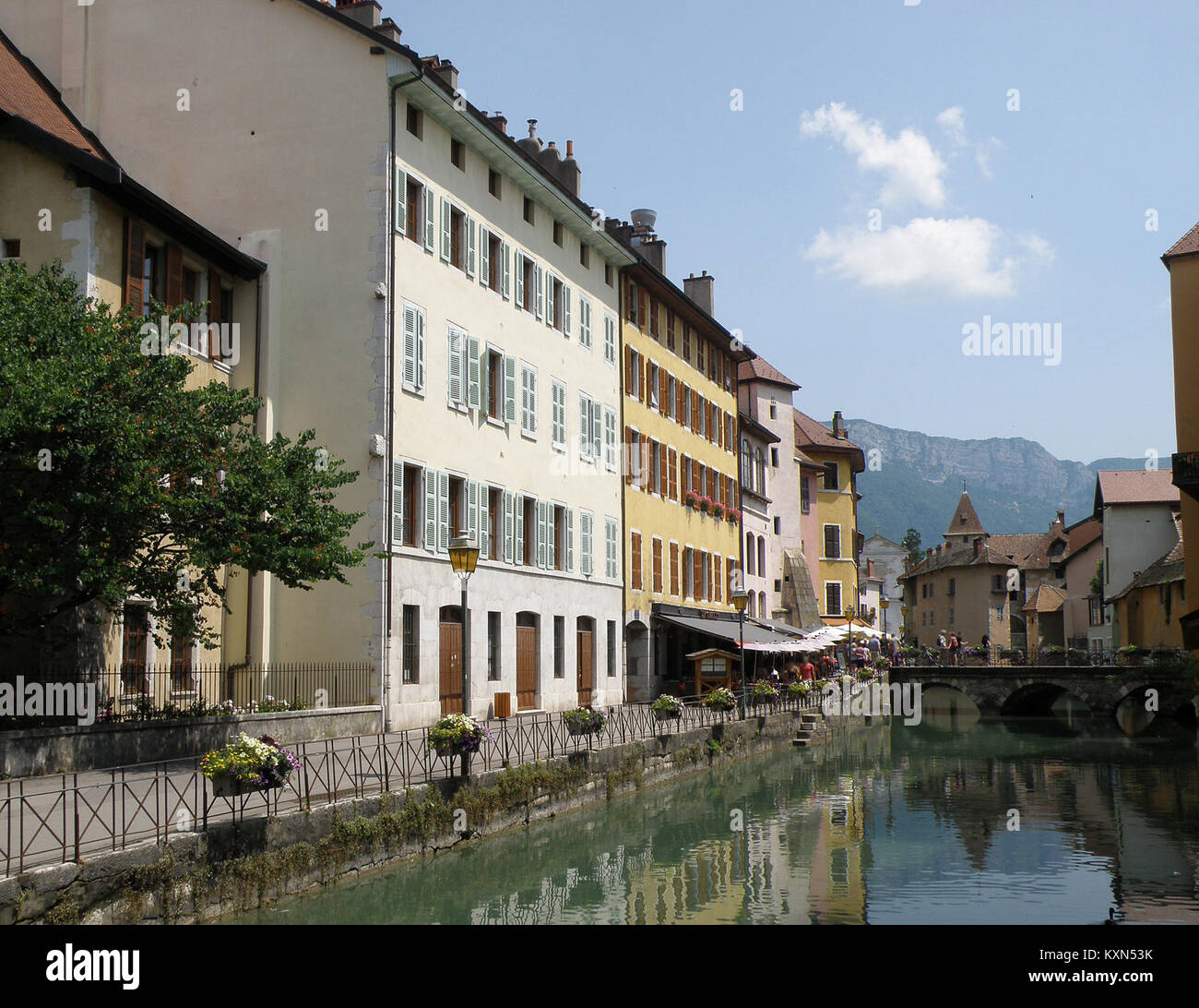 Annecy Quai de l'Évêché 3 Stock Photo - Alamy