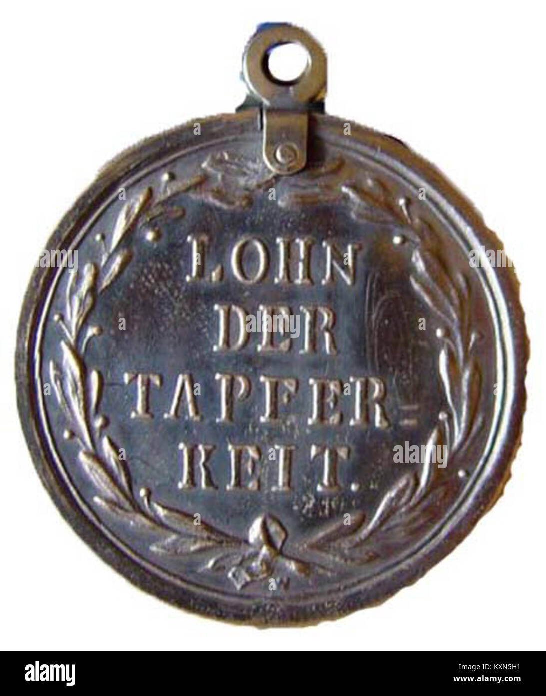 Bamberg Militär-Verdienstmedaille Bamberg Lohn der Tapferkeit RS 1797 Stock Photo