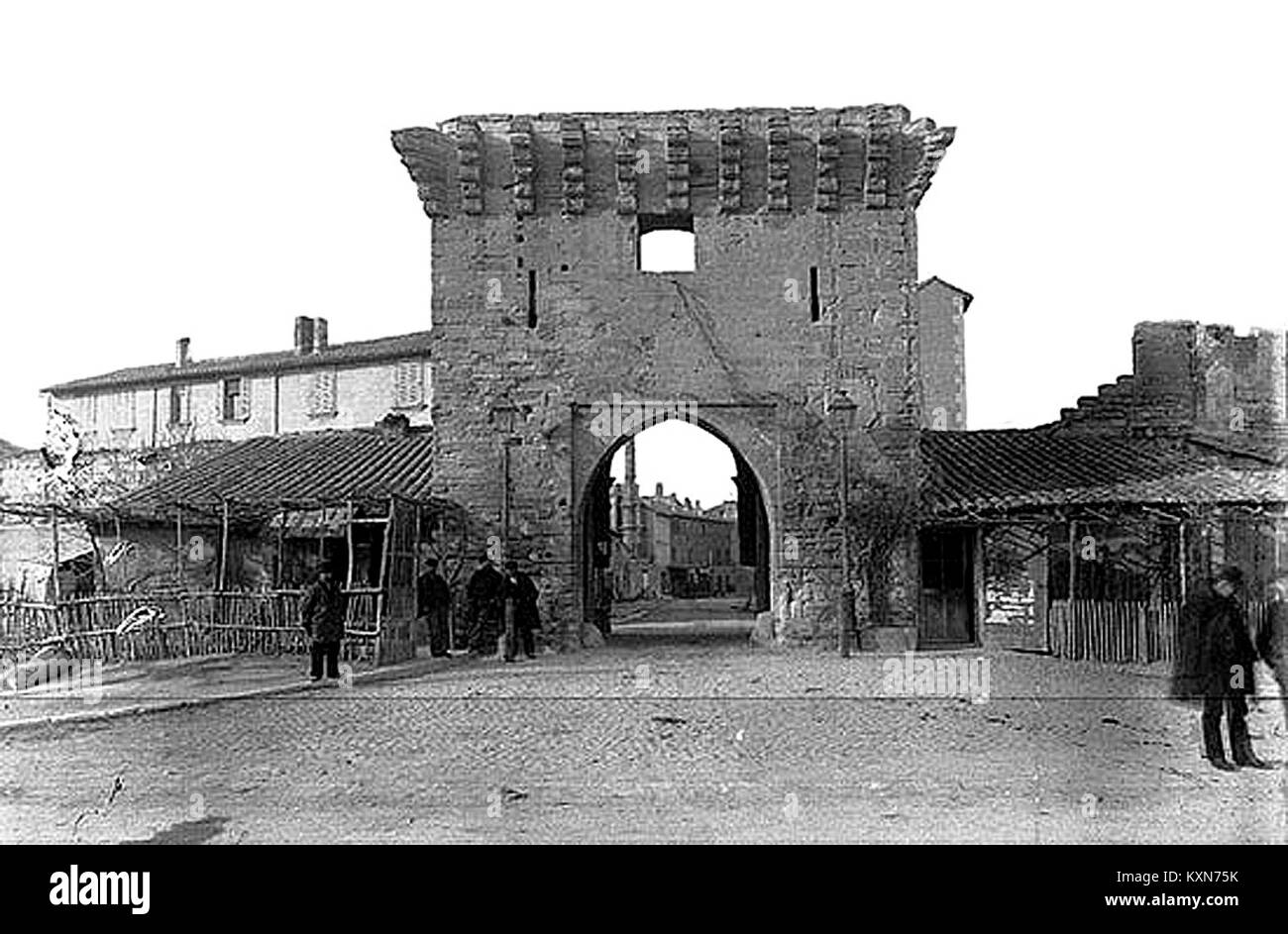 Avignon Portail-Neuf ou Imbert neuf (détruit) Stock Photo