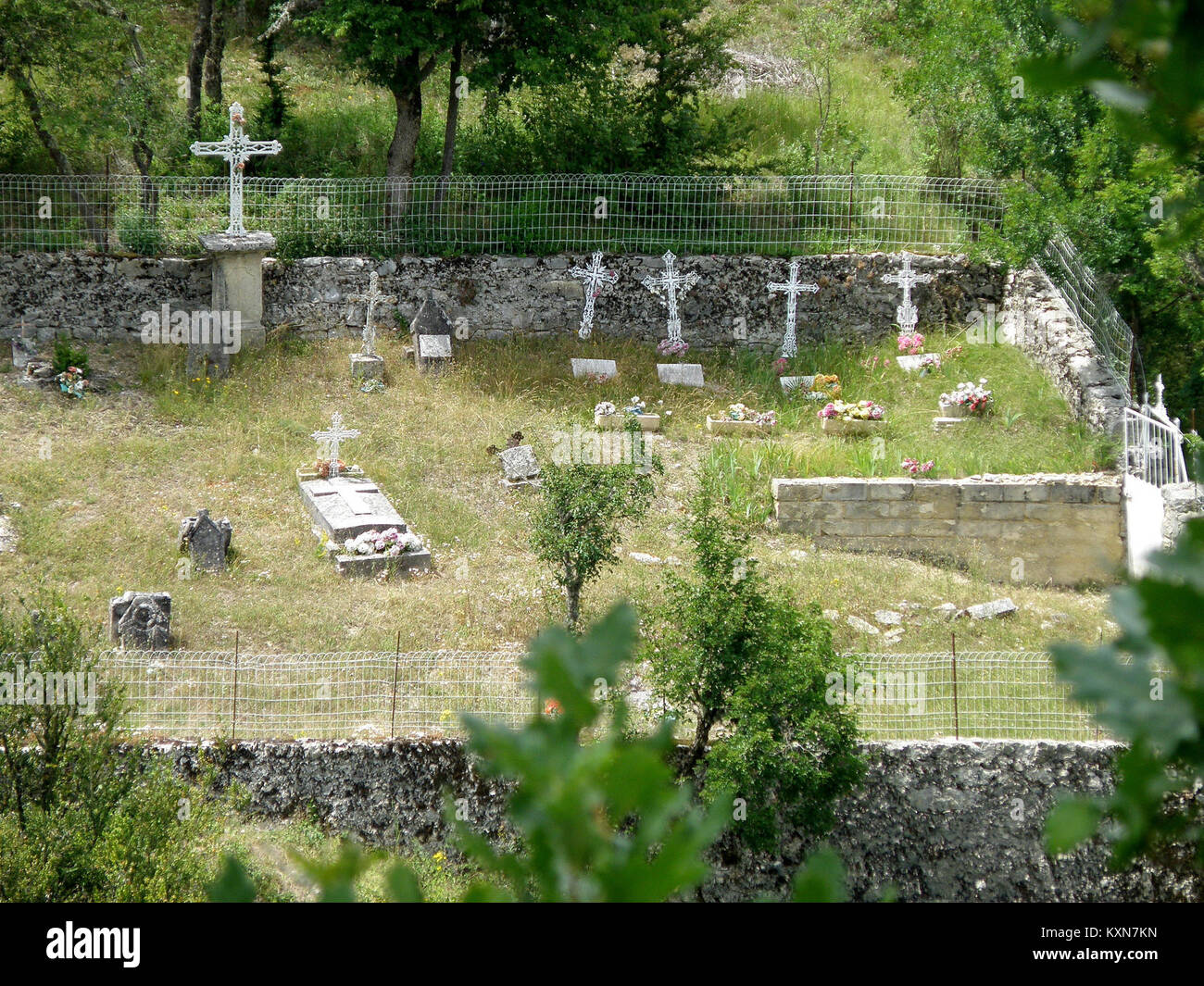 Aulan Cemetery in France is a burial ground reflecting local customs ...